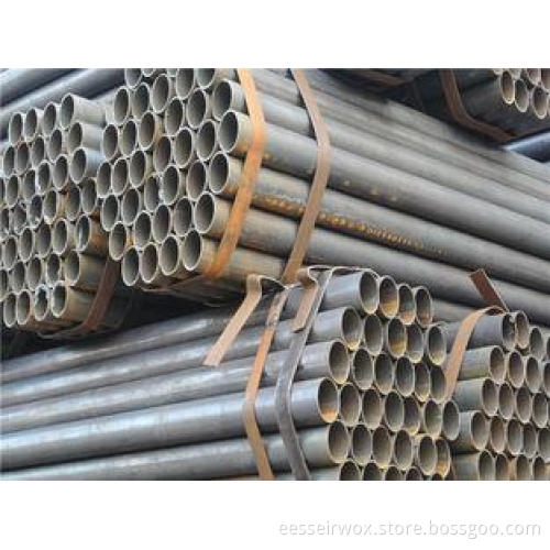 SS41 A36 A35 ERW Welded Steel Pipe 6 Inch / Thick Wall Roun